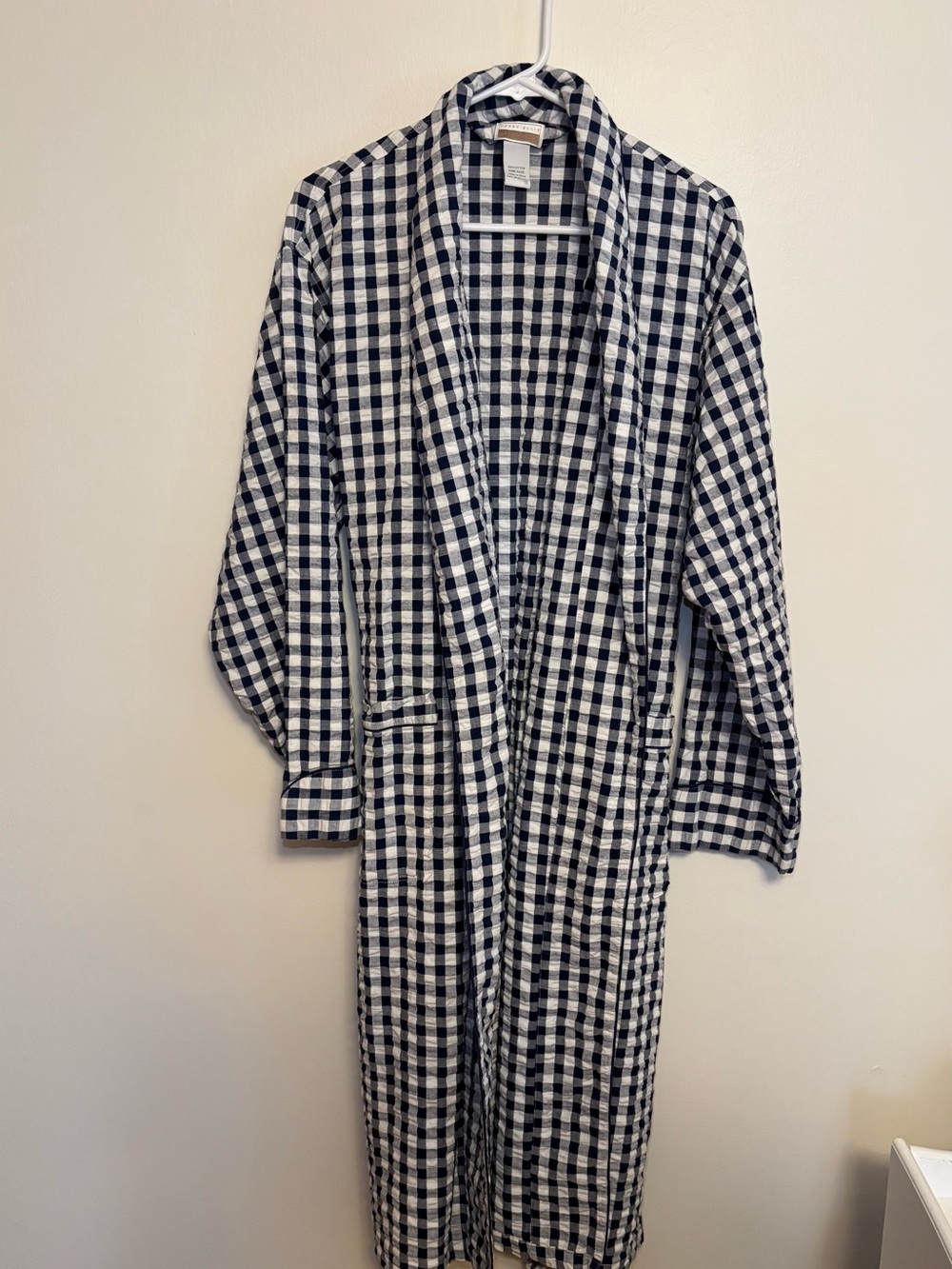 Men’s Perry Ellis Gingham Bathrobe